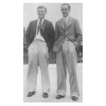 Jack and his very great friend Fred Bell at Butlins camp Clacton in 1939