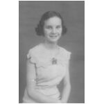 Liz's second cousin Margaret Harrison, December 1936