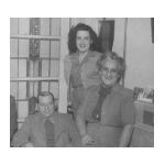 Liz's  Great Aunt Muriel Grainger married George Rolling, seen with their daugher Josie
